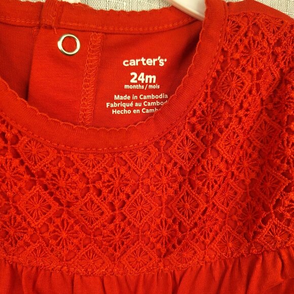 Carters Baby 2-Piece Floral Bodysuit Leggings Set 24 Months Party Outfit - Picture 2 of 5